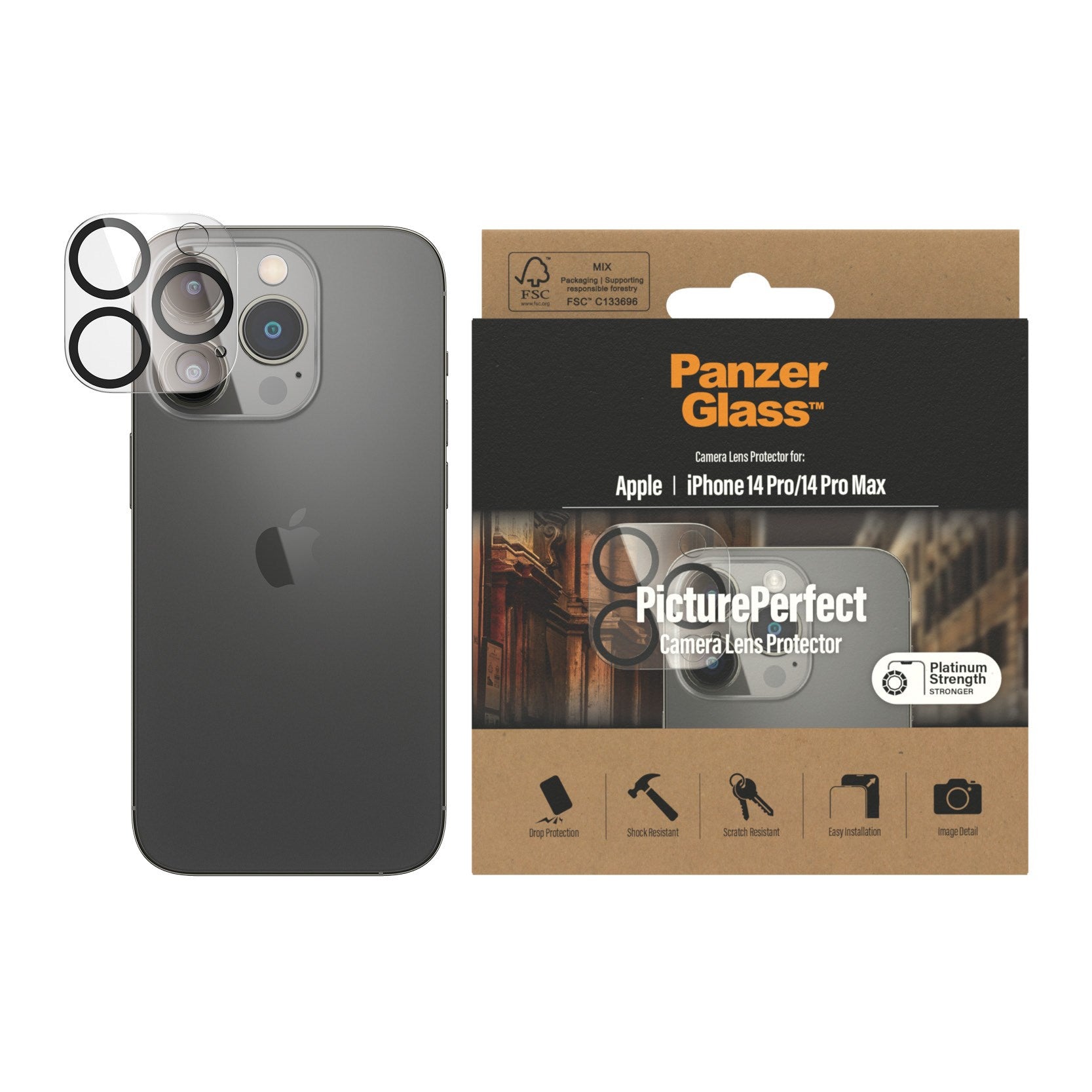 PanzerGlass® PicturePerfect Camera Lens Protector iPhone 14 Pro | 14 Pro Max